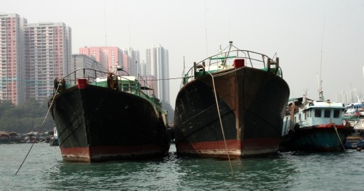 Boats on the waterfront