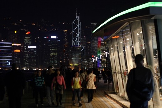 The avenue of stars.