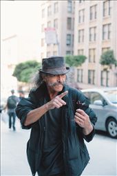 This homeless man told me he spoke four languages. He could speak them all here in San Francisco.: by stevendray, Views[368]