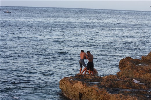 Boys of a certain age having fun