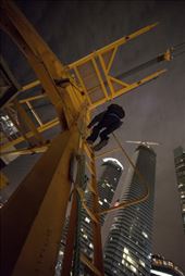 Each step becomes larger as the ladder becomes smaller, converging lines surround us. It feels as if soon the ladder will be too small to scale. Progressively it begins to feel more dangerous as the ground becomes more and more distant. : by stuartdavis, Views[586]