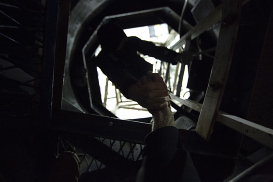 Into the darkness we move forward, but not alone. With each of us looking out for one another, we push forward as one.  