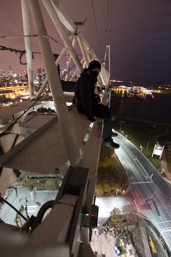 Fingers and toes frozen stiff, logic and reasoning long gone, we find ourselves at our summit about a mile high.