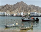 Muscat Fishing Harbour - The Dhows & Skiffs lay in wait after the mornings catch goes to sale: by stuhill, Views[598]