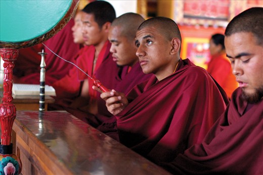 But the unwavering faith in god is manifested in their eyes.