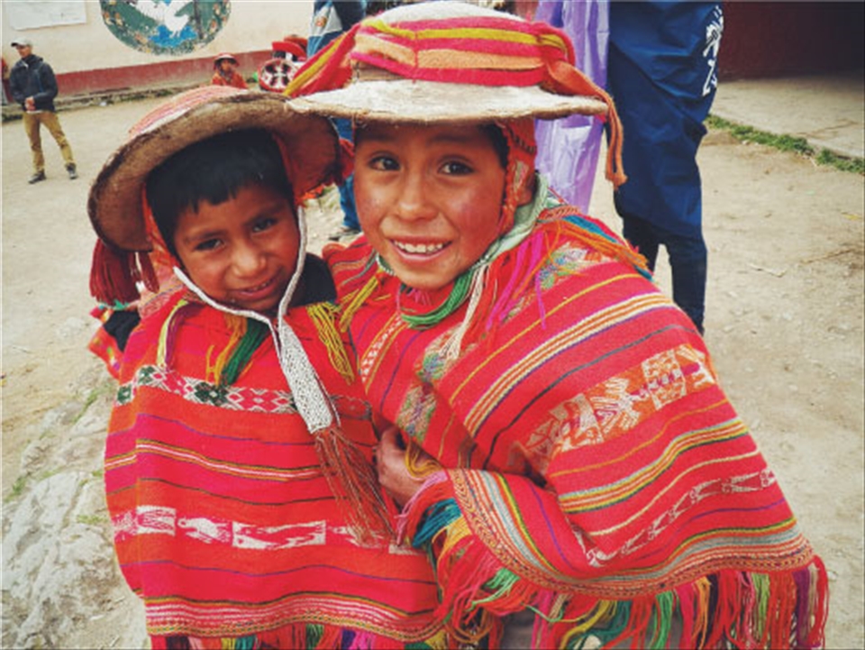 Some of our little friends from our home stays in the Sacred Valley