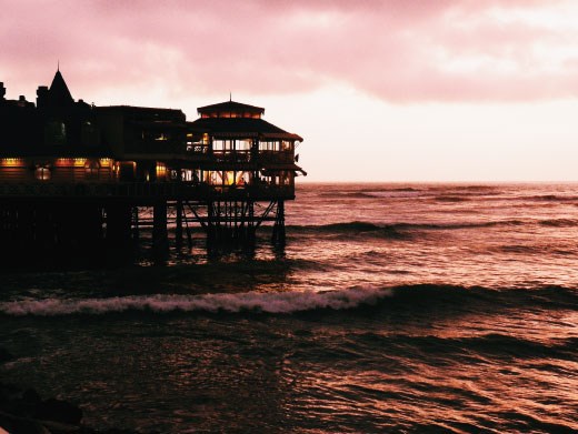 Dinner over the ocean on the last night in Lima.  I of course had Lomo Saltado