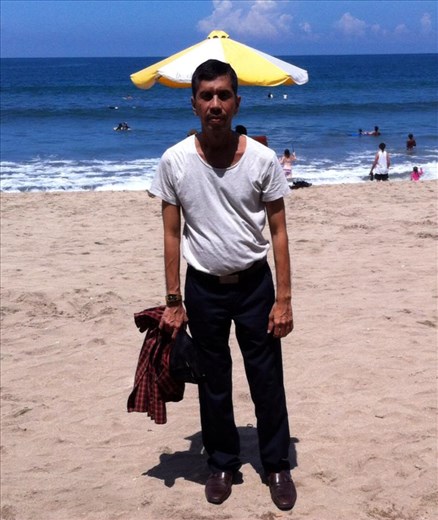 Morning in Kuta Beach, Bali Island