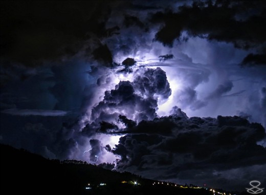 beauty to ones, destruction to others. storm aproaching ilegal territory invasion 