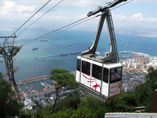 And up we go to the Rock of Gibraltar, this time choosing the fastest way – with the cable car, it is around 8 minutes ride with spectacular views on the way. 