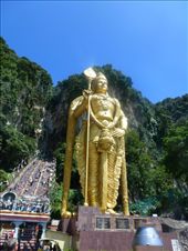 Batu Caves. 272 steps...up we go: by supergg, Views[324]