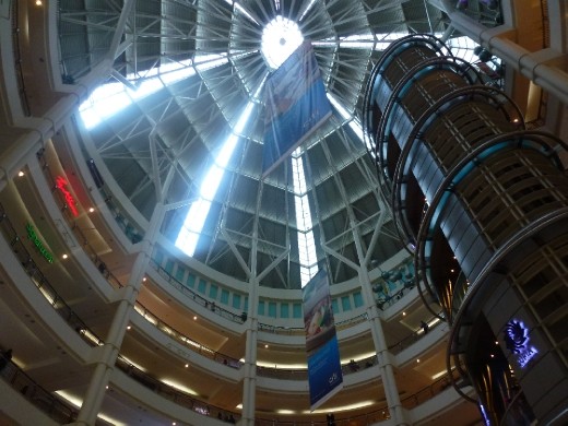 Massive shopping centre at KLCC