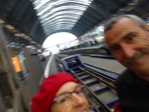 Leaving Frankfurt Hauptbahnhof