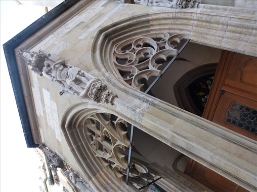 Intricate work on St Jakobs