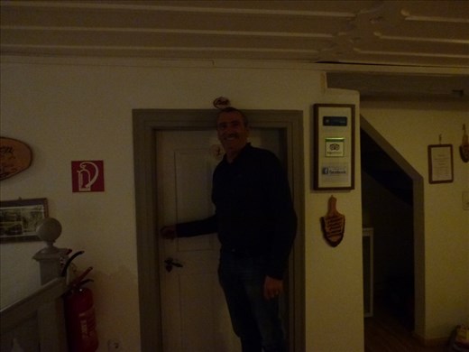 The door to our room