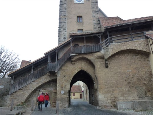 St Leopolds Church. Part of the protective all of Rothenberg