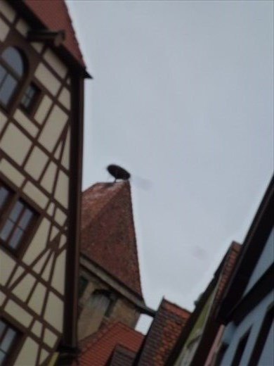 Looking up the street where we're staying