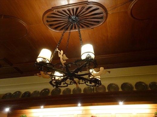 Loving the unique decor in some of the restaurants we're visiting