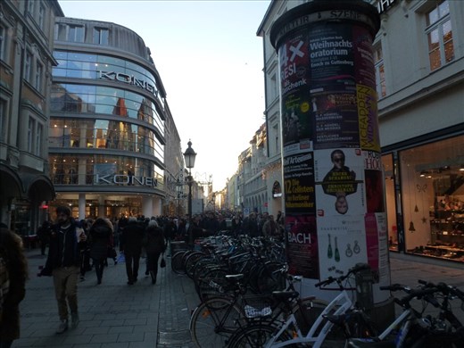 Germans out in force on Saturday afternoon