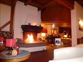 Settled in by the fire for after dinner drinks at Maritim Titisee: by supergg, Views[197]