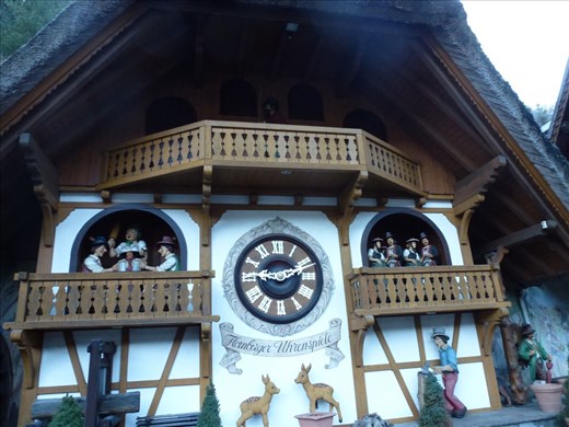 A cuckoo clock the size of a small house