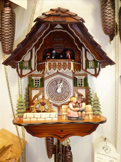 My cuckoo clock lovingly handcrafted by Mr Adolf Herr