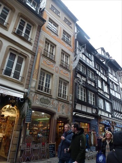Beautiful buildings in Strasbourg