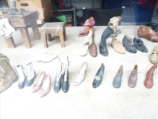 Tiny little hand made shoes