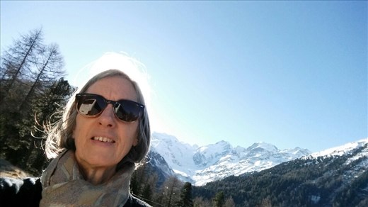 Glacier in the distance