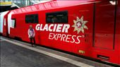 Travelling through the Alps on the Glacier Express