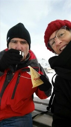 Tea & Toblerone in the snow