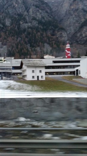 The village of St Nicklaus with its unique church spire