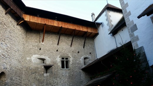 Chateau de Chillon courtyard
