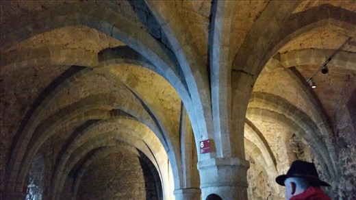 Incredible architecture in the prison area of the Chateau