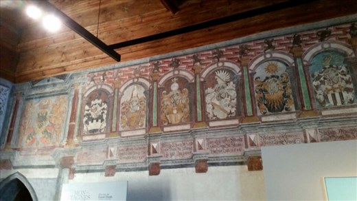 Incredible paintings of coats of arms. Hundreds of years old