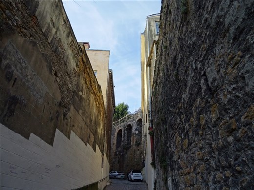 Narrow, winding and steep streets