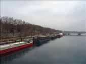 Barges along the Rhone, Lyon: by supergg, Views[334]