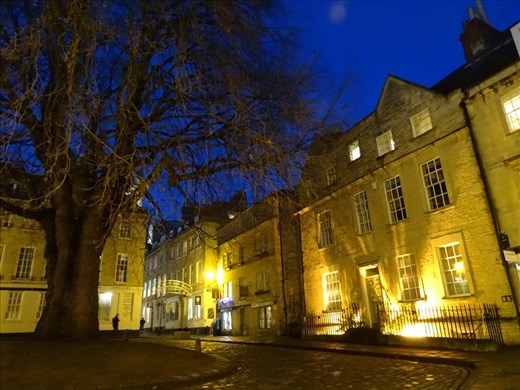 Pretty little square in Bath