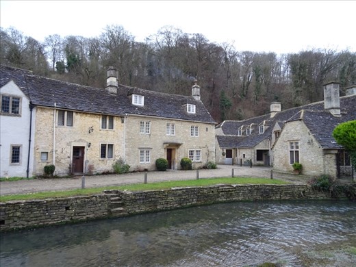 Picture postcard from Castle Combe