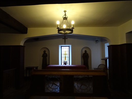 Altar honouring Saint Margaret Clitheroe. The Shambles, York