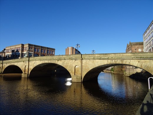 Ouse bridge, over the Ouse River, York