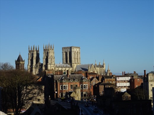 York Minster, taken from the old city wall