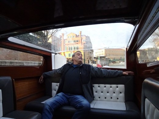 Comfortable in our private taxi to our hotel