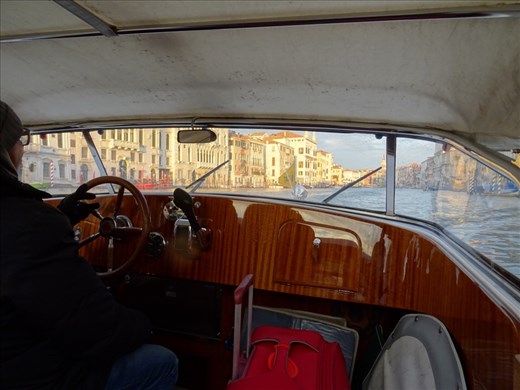 Beautiful Venetian taxi
