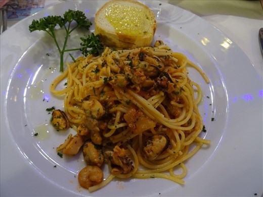 Seafood spaghetti
