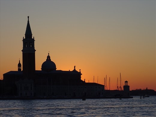 Basilica sunset in Venice