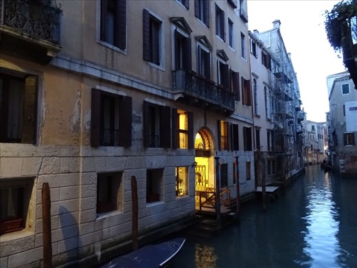 Our hotel's water entrance