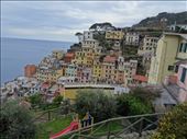 Riomaggiore by day from our apartment