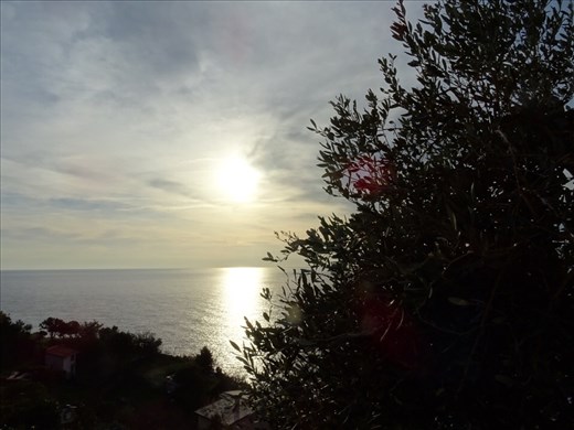 Prettier sunset tonight from Riomaggiore