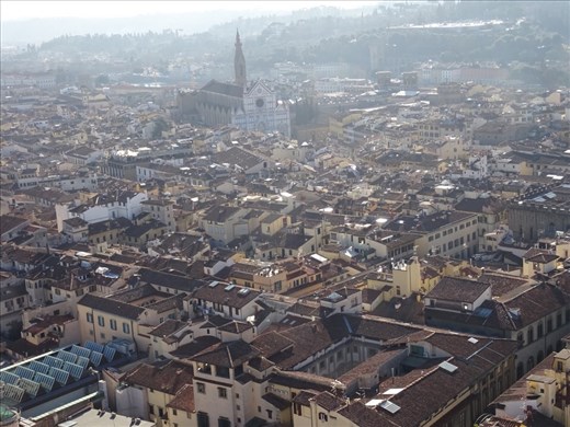 Florence from the top of the Duomo